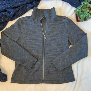 Grey PrAna Full Zip Jacket